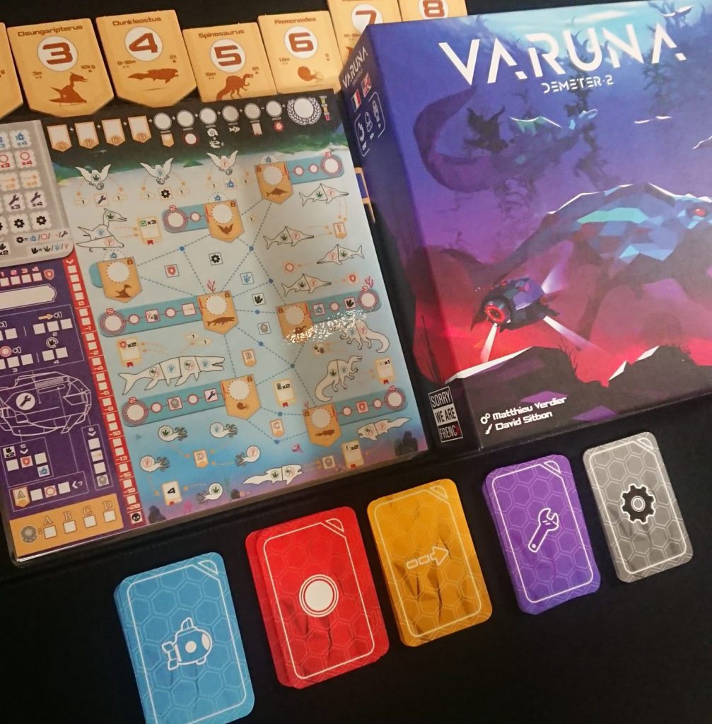 Vue d’ensemble des éléments du jeu Varuna
