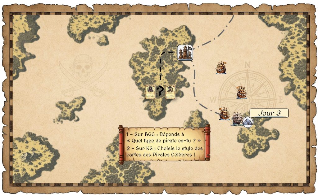 Rolling Pirates - Chasse au trésor - jour 3