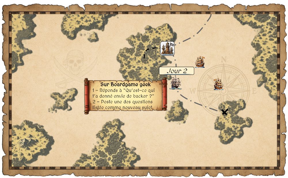 Rolling Pirates - Chasse au trésor