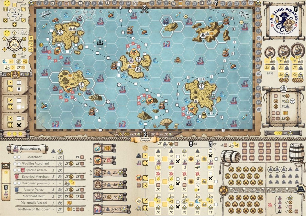 Carte La fille du gouverneur