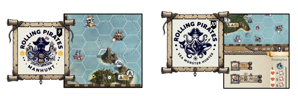 Map 9 and 10 - Manhunt and Sea Monster Hunter