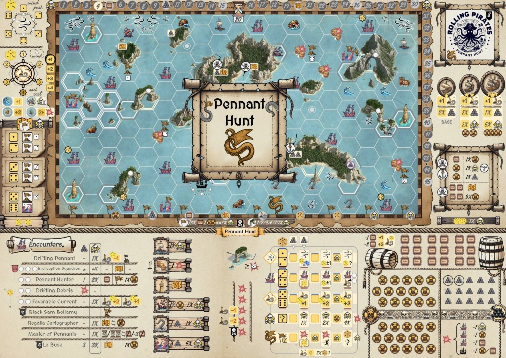 Feuille de jeu Pennant Hunt