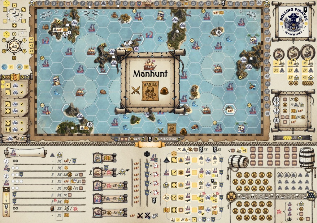 Feuille de jeu Manhunt