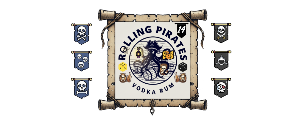 Vodka Rum Logo clans pirates