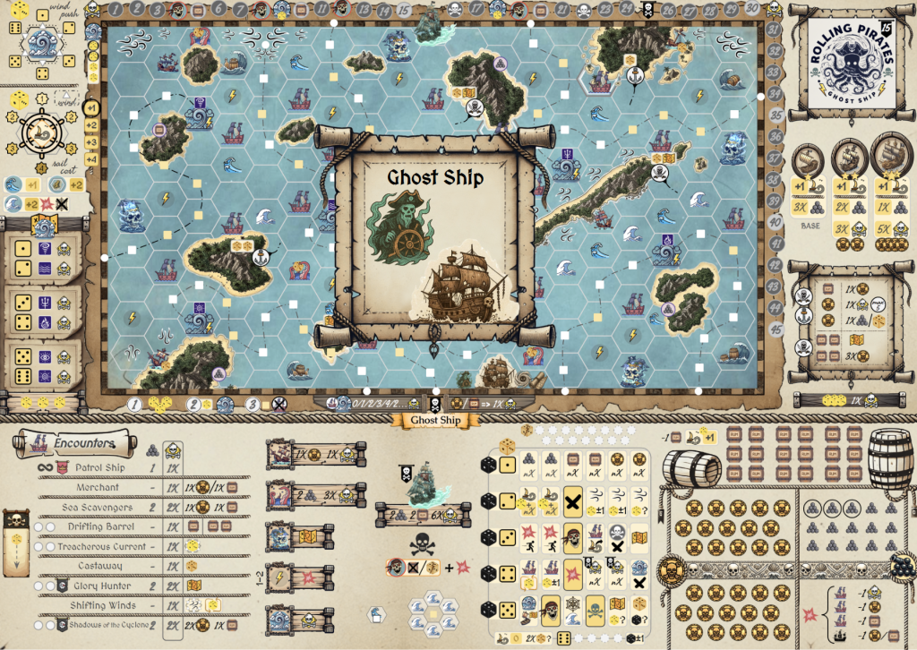 Ghost Ship - Feuille de jeu