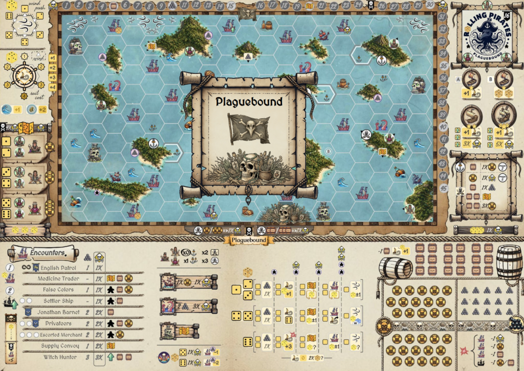 Feuille de jeu Plaguebound - Les pestiférés